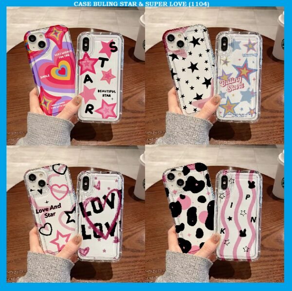 CASE BULING STAR & SUPER LOVE (1104)