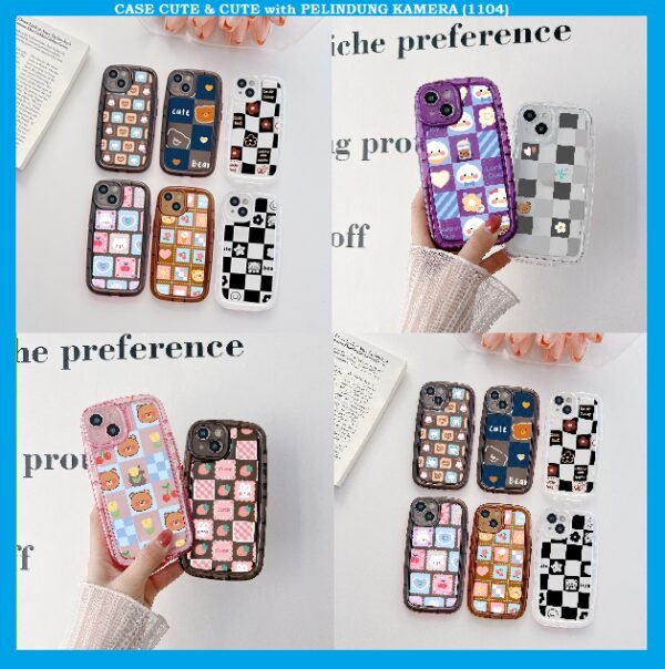 CASE CUTE & CUTE with PELINDUNG KAMERA (1104)