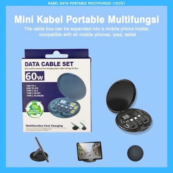 KABEL DATA PORTABLE MULTIFUNGSI (1005)