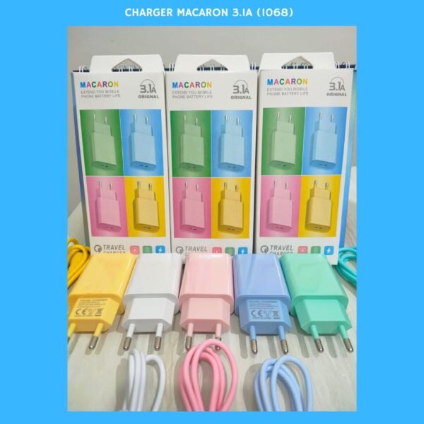 CHARGER MACARON 3.1A (1068)