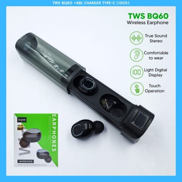 TWS BQ60 +KBL CHARGER TYPE-C (1005)