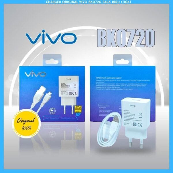 CHARGER ORIGINAL VIVO BK0720 PACK BIRU (1104)