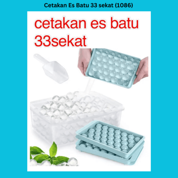 Cetakan Es Batu 33 sekat (1086)