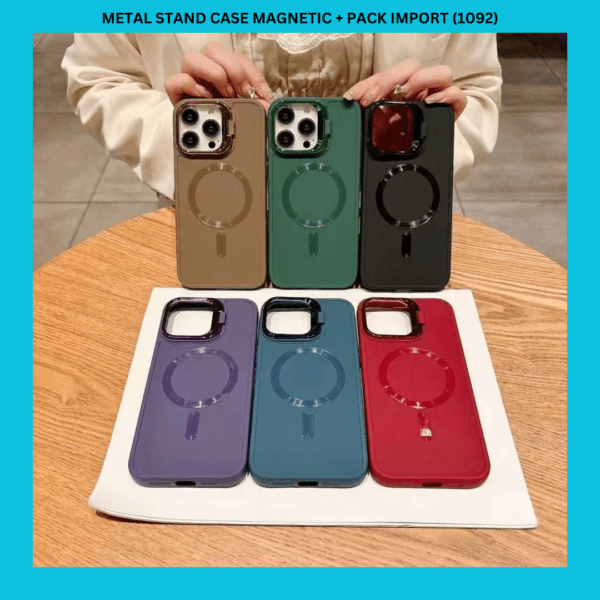 METAL STAND CASE MAGNETIC + PACK IMPORT(1092)