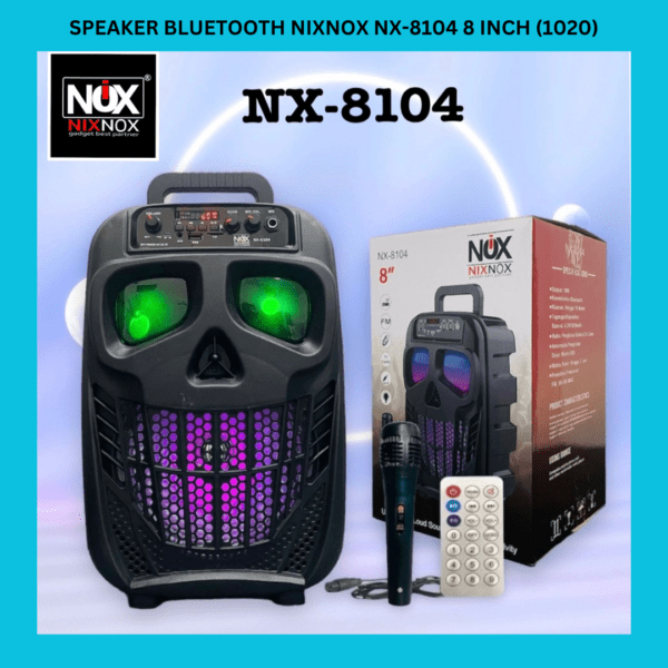 SPEAKER BLUETOOTH NIXNOX NX-8104 8 INCH (1020)