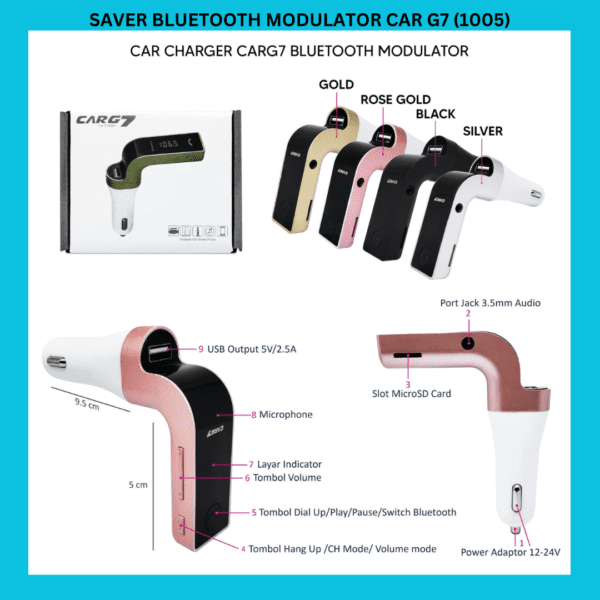 SAVER BLUETOOTH MODULATOR CAR G7 (1005)