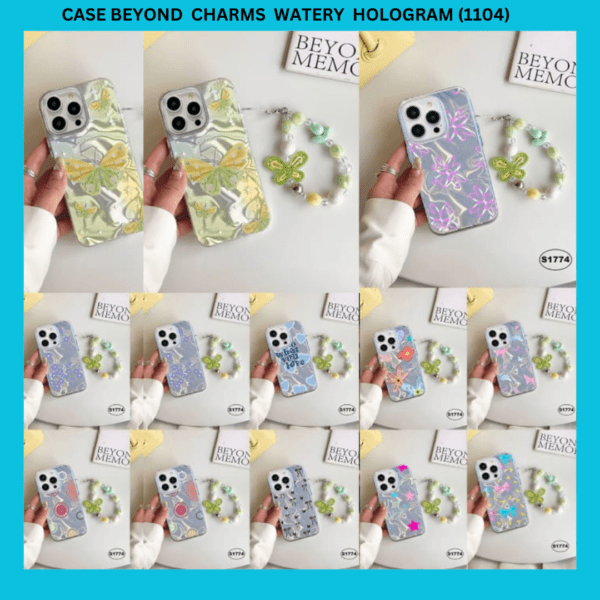 CASE BEYOND  CHARMS  WATERY  HOLOGRAM (1104)