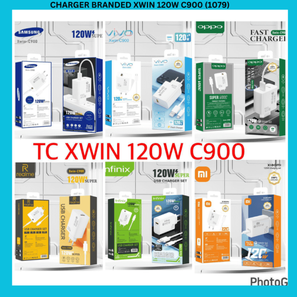 CHARGER BRANDED XWIN 120W C900 (1079)