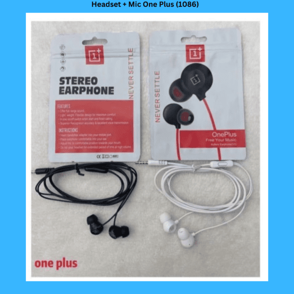 Headset + Mic One Plus (1086)