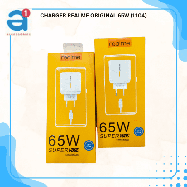 CHARGER REALME ORIGINAL 65W (1104)