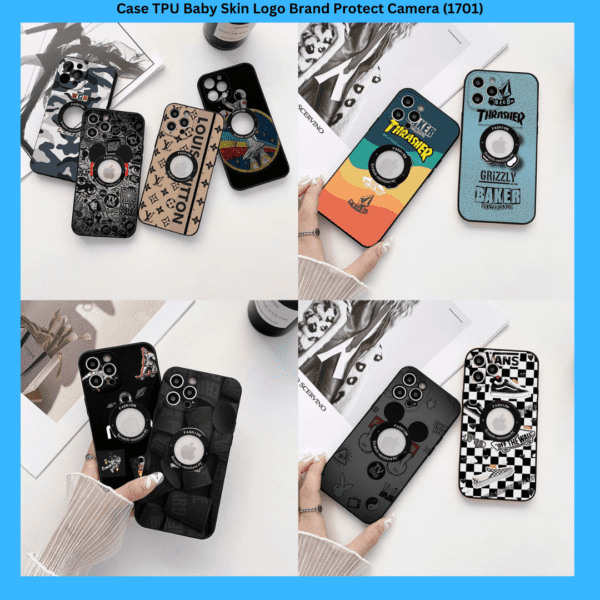 Case TPU Baby Skin Logo Brand Protect Camera (1701)