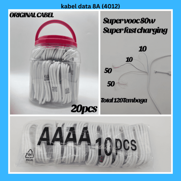 kabel data 8A (4012)(Harga yg tertera harga satuan)