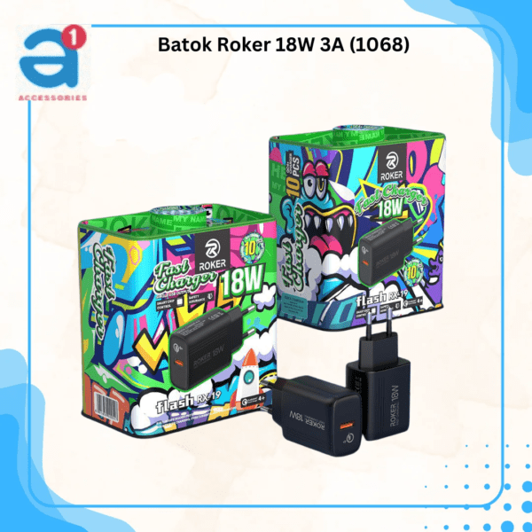 Batok Roker 18W 3A (1068)