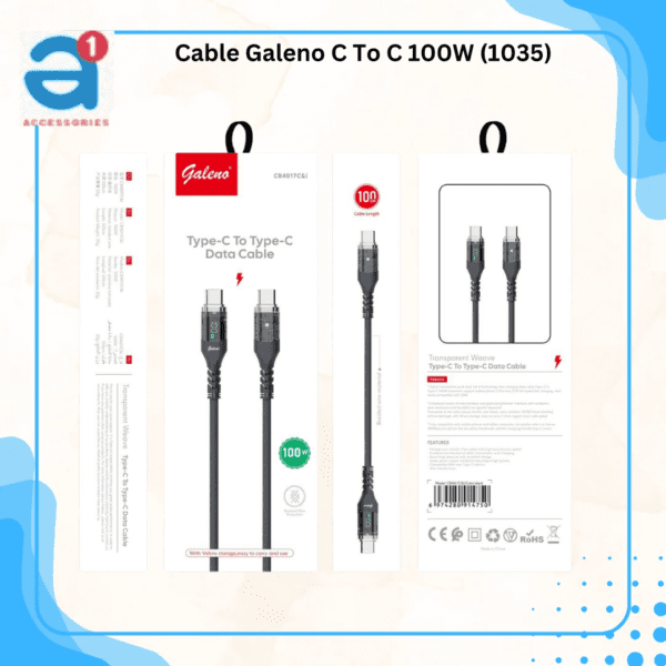 Cable Galeno C To C 100W (1035)