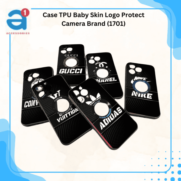 Case TPU Baby Skin Logo Protect Camera Brand (1701)