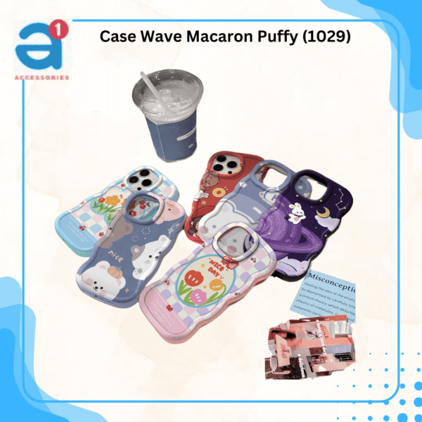 Case Wave Macaron Puffy (1029)