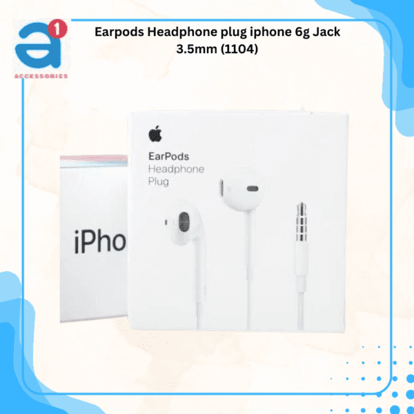 Earpods Headphone plug iphone 6g Jack 3.5mm (1104)