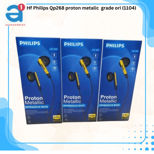 Hf Philips Qp268 proton metalic  grade ori (1104)