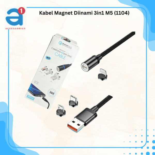 Kabel Magnet Diinami 3in1 M5 (1104)